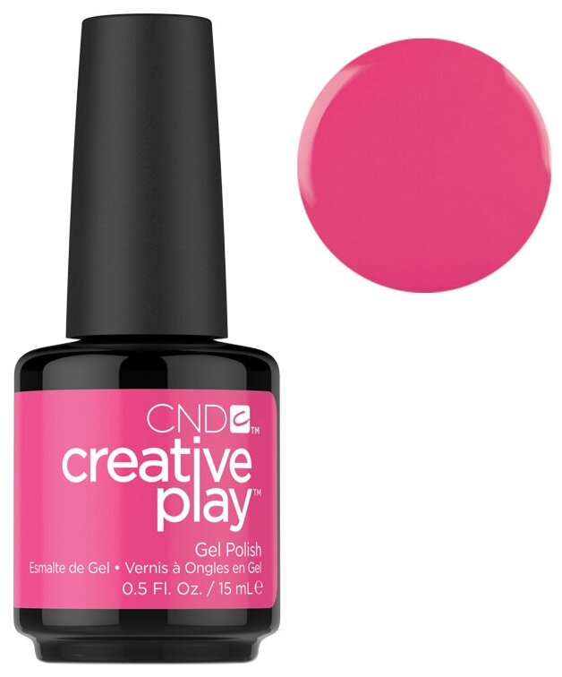 CND Creative Play Gel Polish Гель-лак , 472, Read My Tulips, 15 мл