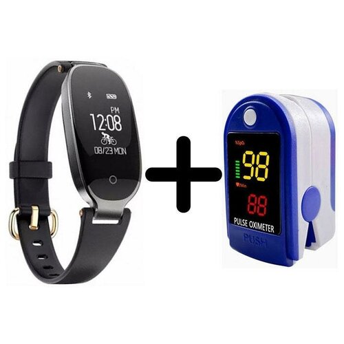 Умные часы BandRate Smart BRSS33SB-SET2 с пульсометром шагомером мониторингом сна 745000₽