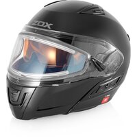 Шлем снегоходный ZOX Condor, стекло с электроподогревом, мат, черный, размер XL