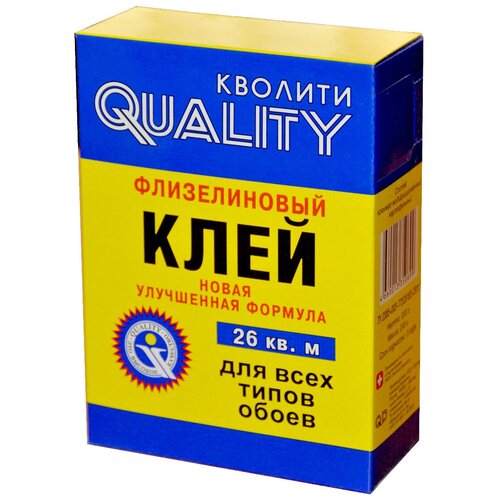 Клей обойный Quality, флизелиновый, коробка, 200 г 3562835