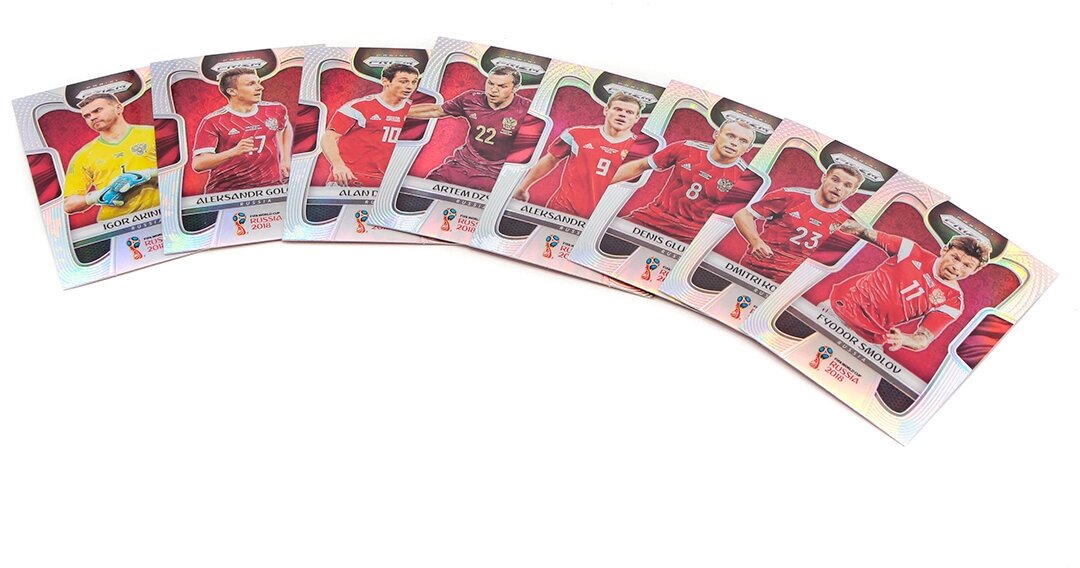 Коллекционный набор Panini Prizm FIFA World Cup Russia 2018 Base Set Silver (8 карточек)