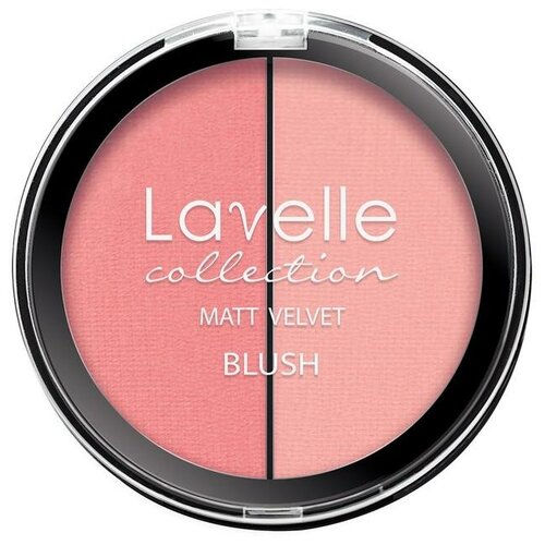 Двухцветные компактные румяна Мatt Velvet Blush, тон 01