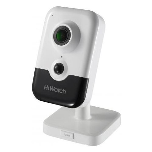Камера видеонаблюдения IP HiWatch DS-I214(B) 2-2мм цв. корп: белый/черный (DS-I214(B) (2.0 MM)) видеокамера ip hiwatch ds i402 b 2 8 mm 2 8 2 8мм цветная корп белый ds i402 b 2 8 mm
