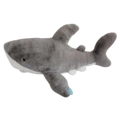 фото Мягкая игрушка в дикой природе. акула серая пушистая, 100см - abtoys [m4960]