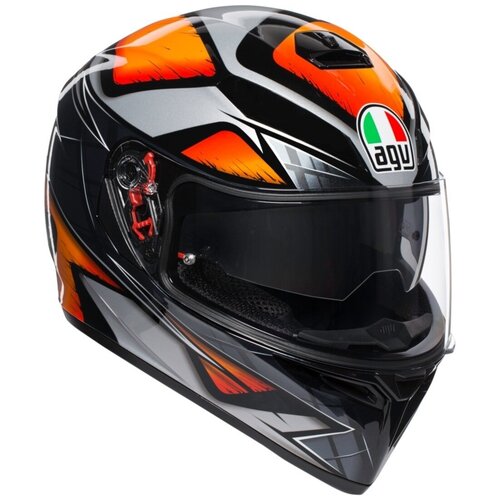 фото Шлем agv k-3 sv liquefy gray/orange agv 210301a2my050005 s