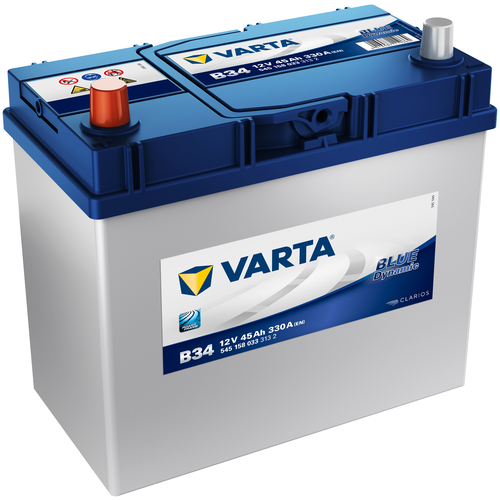 Аккумулятор Varta Blue Dynamic B34 45 Ач 330А прям. пол.