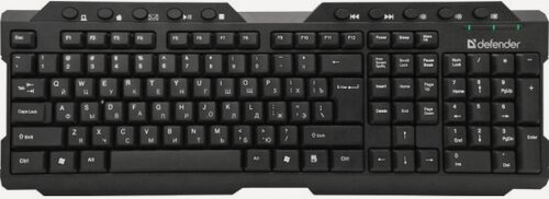 Изображение товара Клавиатура Defender беспроводная Element HB-195 RU черный (45195)