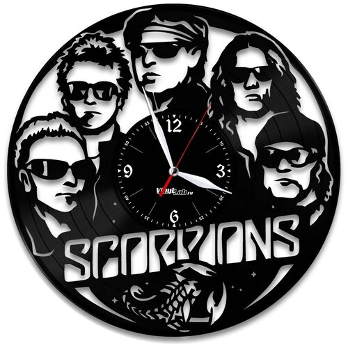 фото Часы из виниловой пластинки (c) vinyllab scorpions