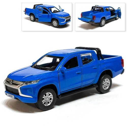 Машина Mitsubishi L200, инерционная, синий, Технопарк, 12 см