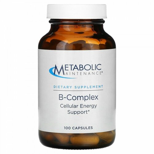 Комплекс витаминов группы В для метаболизма Metabolic Maintenance, 100 капсул
