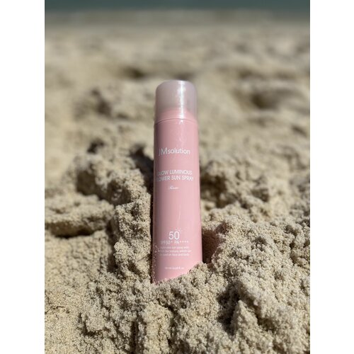 JMsolution солнцезащитный спрей с экстрактом дамасской розы Glow Luminous Flower Sun Spray SPF50+ PA++++ 180 мл (омолаживающий)