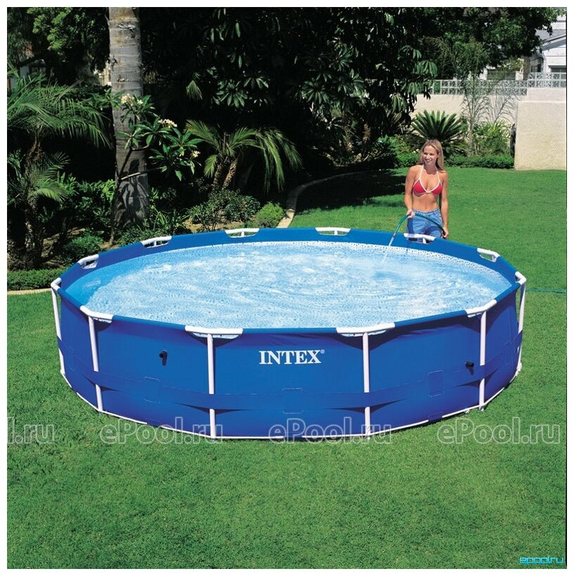 Каркасный бассейн Intex Metal Frame Pool 305x76 см 28200 - фотография № 15