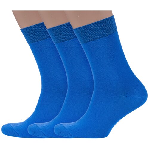 Носки Носкофф, 3 пары, размер 23-25, синий носки носкофф 3 пары размер 23 25 мультиколор