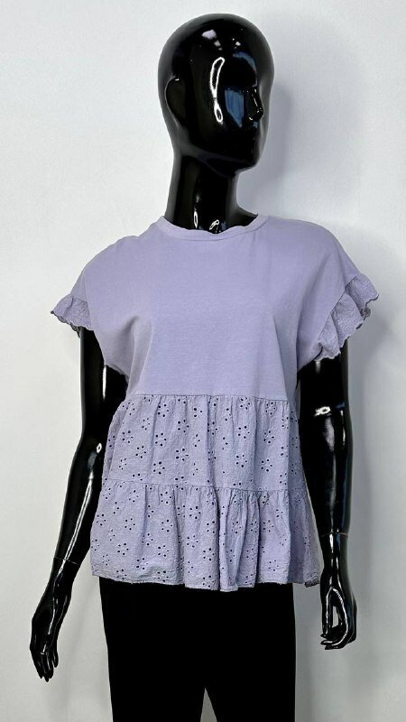 Блуза , размер 44-46, фиолетовый