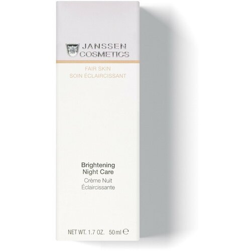 Крем для лица осветляющий ночной Janssen Fair Skin 3321 Brightening Night Care 50 мл