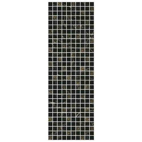 Мозаика Kerama Marazzi Астория Черный мозаичный 25x75 глянцевый MM12111 (1 шт.)