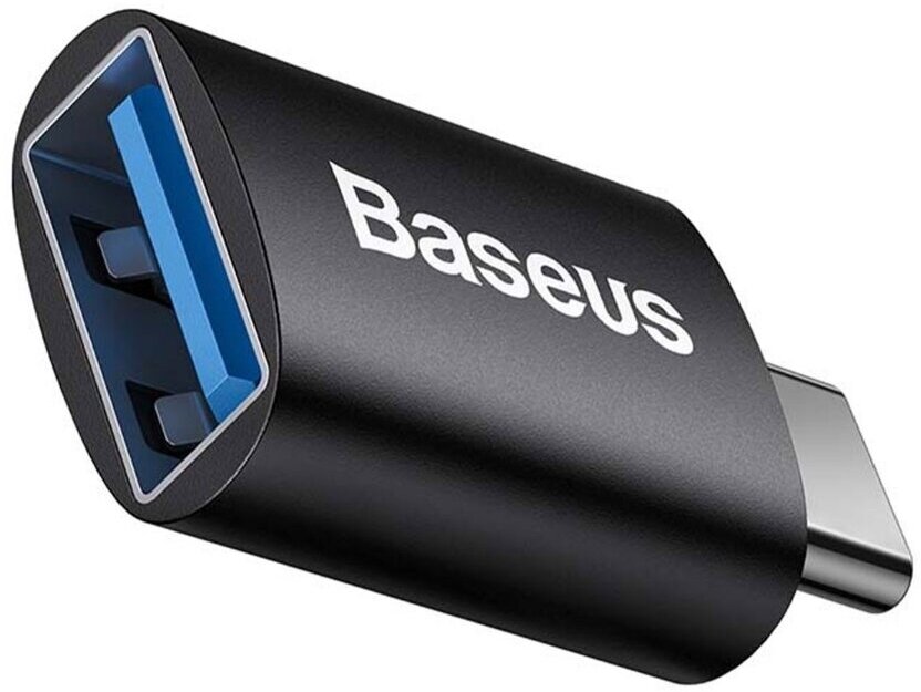 Адаптер-переходник Baseus Ingenuity Series Mini OTG Adaptor Type-C to USB-A 3.1 Black (ZJJQ000001)