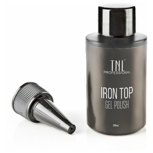 TNL Professional Верхнее покрытие Iron Top Gel Polish, прозрачный, 50 мл tnl professional верхнее покрытие matte top gel polish прозрачный 10 мл