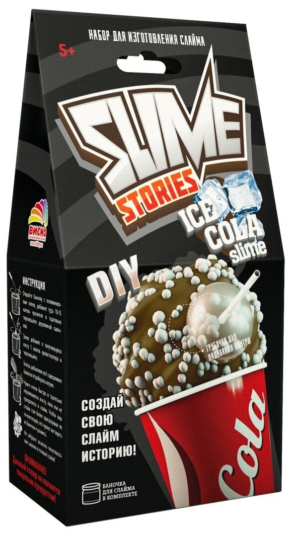 Набор для опытов инновации для детей 918 Slime Stories. Ice cola