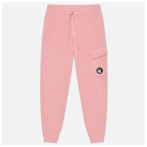 фото Мужские брюки c.p. company cotton fleece cargo розовый, размер xxxl