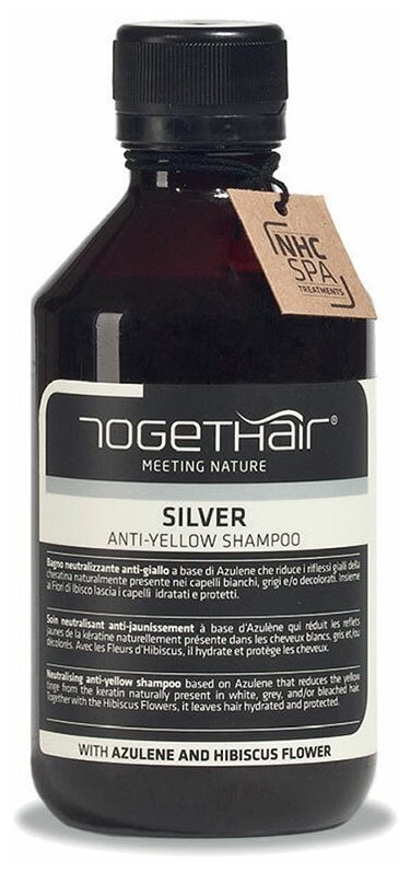 Togethair шампунь Silver Anti-Yellow для нейтрализации желтых оттенков у светлых волос, 250 мл