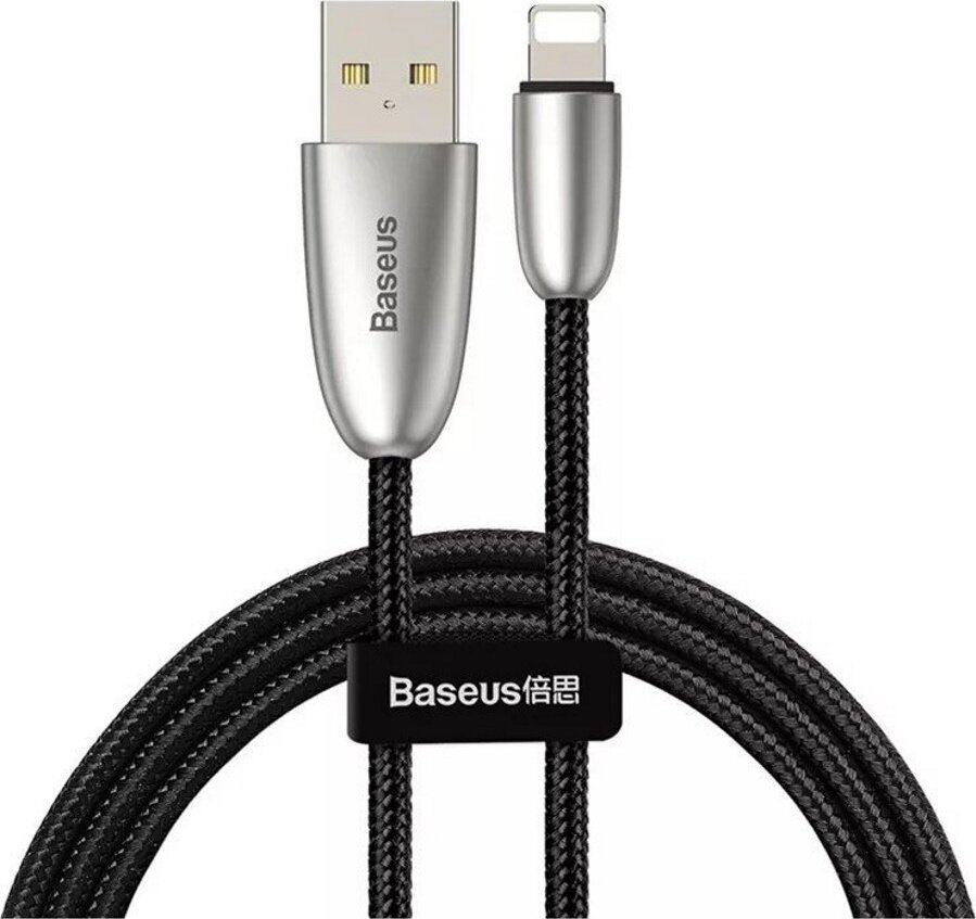 Кабель Baseus (CALSP-B01) USB/Lightning 1m (Black) - фото №3