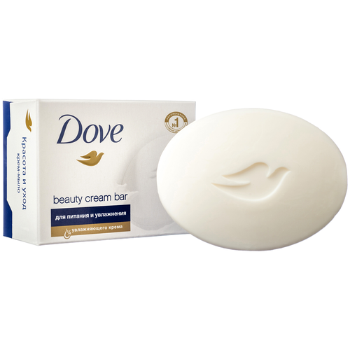 Dove Крем-мыло кусковое Красота и уход, 2 шт., 100 г