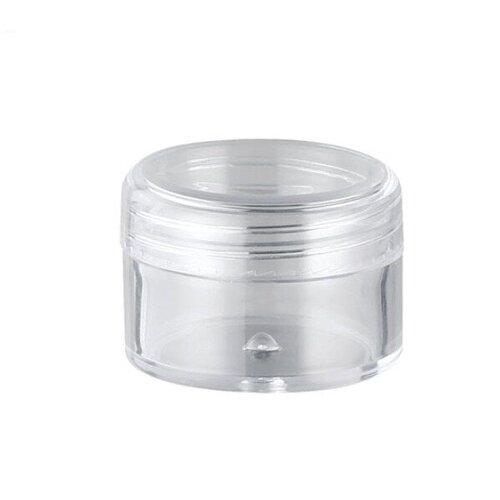 Маленькие пластиковые баночки 30 мл с закручивающимися крышками 50 штук для бисера и рукоделия пробников мелочей слаймов банка для колеровки красок помады Дорожная банка 1650₽