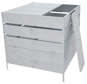 <b>Компостер</b> Благо <b>Компостер</b> оцинкованный <b>с</b> крышкой (817 <b>л</b>) <span>объем: 1000 <b>л</b>, материал: металл, высота: 100 см</span>