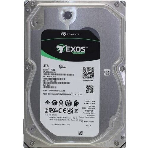 Жесткий диск Seagate Exos 7E10 ST4000NM024B 4227700₽
