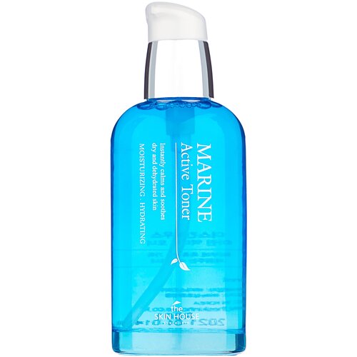 Тонер увлажняющий с морской водой и водорослями THE SKIN HOUSE Marine Active Toner 130ml