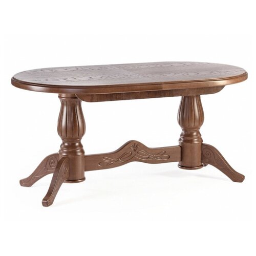 фото Стол кухонный мебелик рифей 01, раскладной, дхш: 160 х 90 см, длина в разложенном виде: 200 см, орех