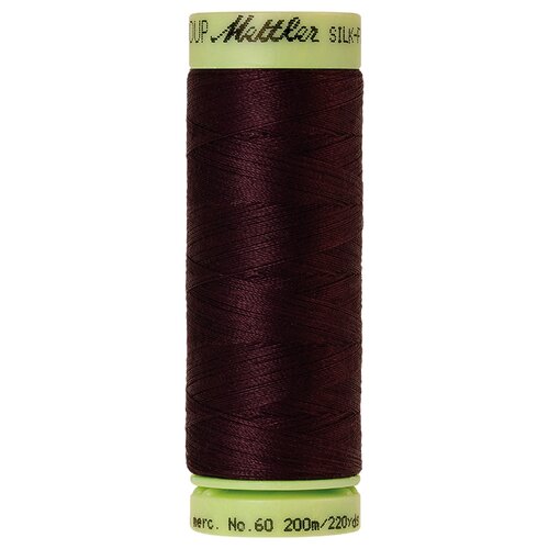 Нить для машинного квилтинга SILK-FINISH COTTON 60, 200 м 100% хлопок 0481 Plum Perfect ( 9240-0481 )