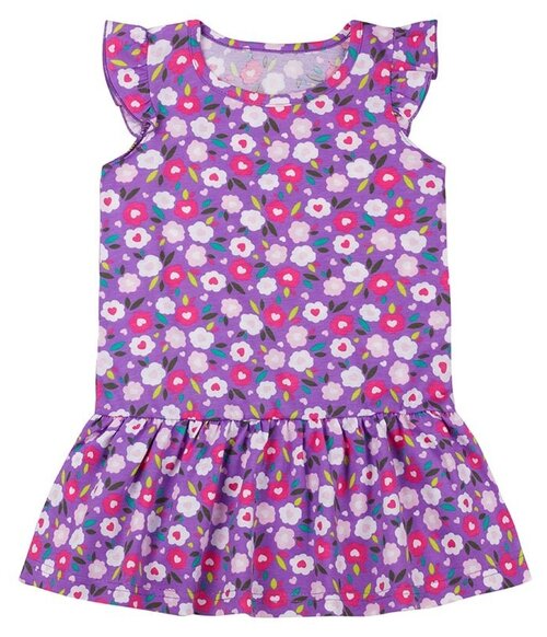 Платье У+, размер 134, фиолетовый