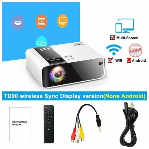 Мини-проектор для смартфона TD90 HD 1280 x 720P 2585000₽