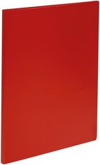 Папка СТАММ с 30 вкладышами, А4, 17 мм, 500 мкм, пластик, красная (ММ-32203)