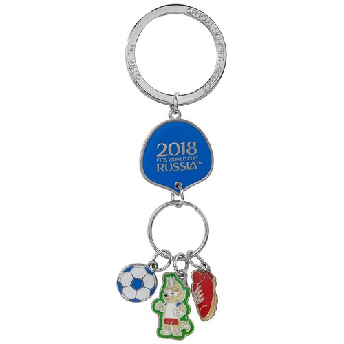 Брелок 2018 FIFA World Cup Russia Забивака (СН003), синий/белый/красный