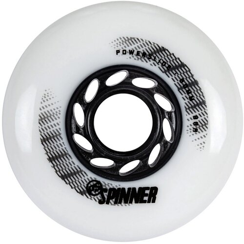 Колесо (4 шт.) Powerslide Spinner 80, black/white