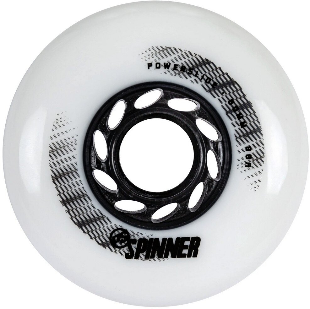 Комплект колёс для роликов Powerslide Spinner 80/88A, 4-pack Black/White