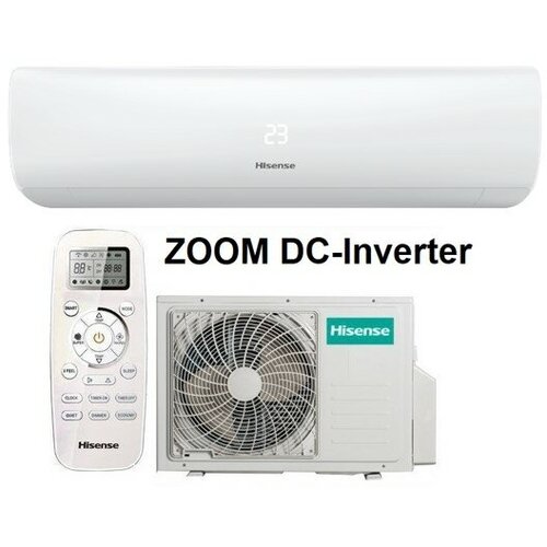 Кондиционер Hisense AS-07UW4RYRKB00 ZOOM DC Inverter 2023