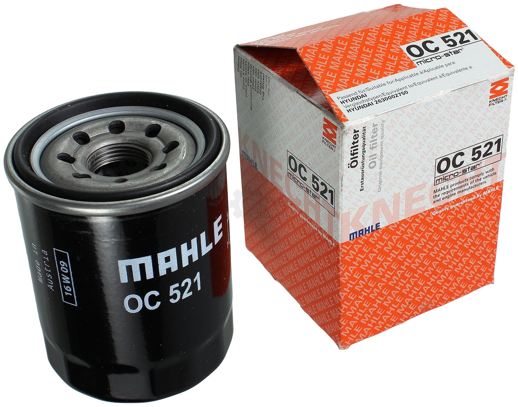 Масляный фильтр MAHLE OC 521