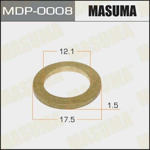 Шайба для форсунок Латунь 12.1х17.5х1.5 MDP0008 (20 шт.)