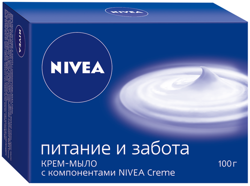 NIVEA Крем-мыло кусковое Питание и Забота, 100 г