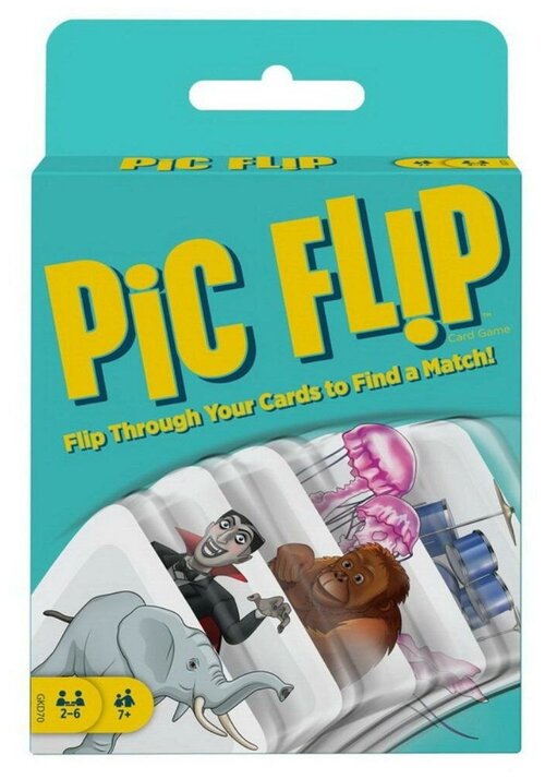 Настольная игра Mattel Pic Flip карточная