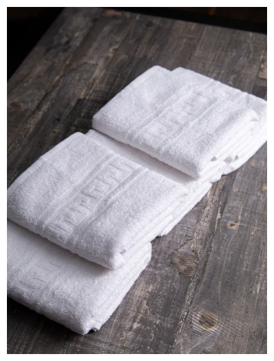 Полотенце Махровое Кухонное Белое 40х70 (6 шт.) 100% Хлопок маленькое полотенце для рук/лица, посуды, сервировки стола - фотография № 2