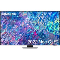 55" Телевизор Samsung QE55QN85BAU 2022 Neo QLED, HDR, LED, QLED, яркое серебро