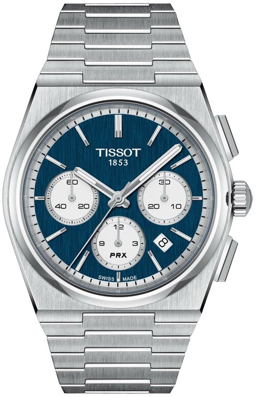 Наручные часы TISSOT T-Classic, серебряный, синий