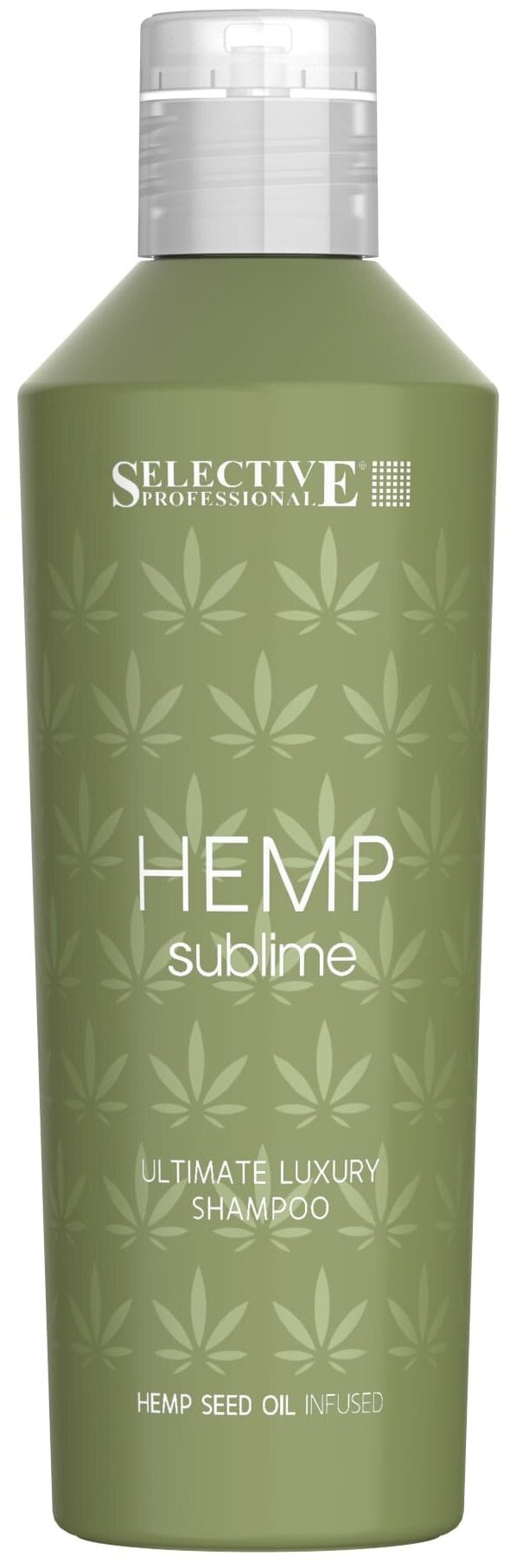 Selective Professional шампунь увлажняющий Hemp Sublime для сухих и поврежденных волос с маслом семян конопли, 250 мл