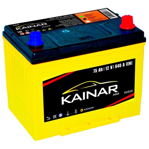 Аккумуляторная батарея KAINAR 6СТ75 обратная 690 А