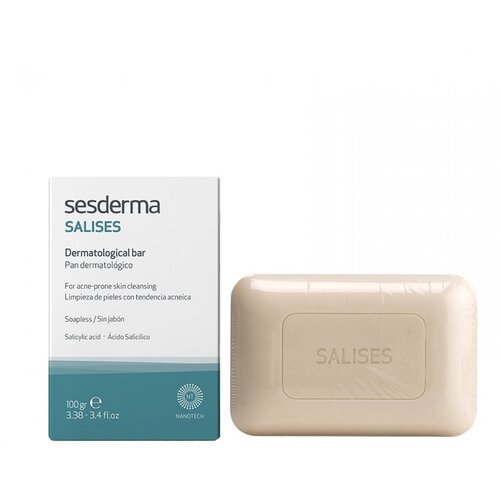 SesDerma Мыло кусковое Salises туалетное, 100 г